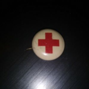 Vintage American Red Cross lapel pin